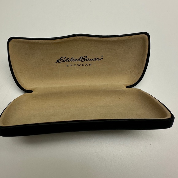 Eddie Bauer Black Glasses Case - Picture 2 of 3